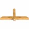 Ekena Millwork Eugene Rough Sawn Timber Gable Bracket, Western Red Cedar, 48"W x 24"H x 4"D x 4"F, 12/12 Pitch GBW048X24X0404EUG00RWR - alternate 5